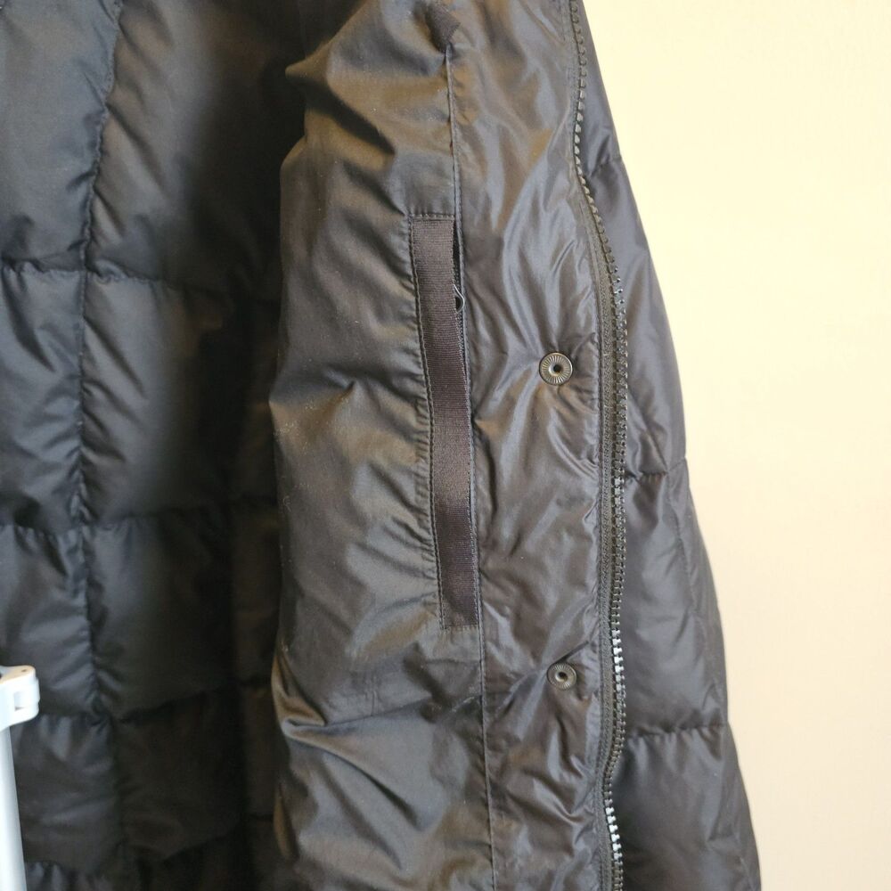 The North Face Metropolis 550 Down Puffer Jacket Parka Coat Womens L Long Black - Picture 9 of 10